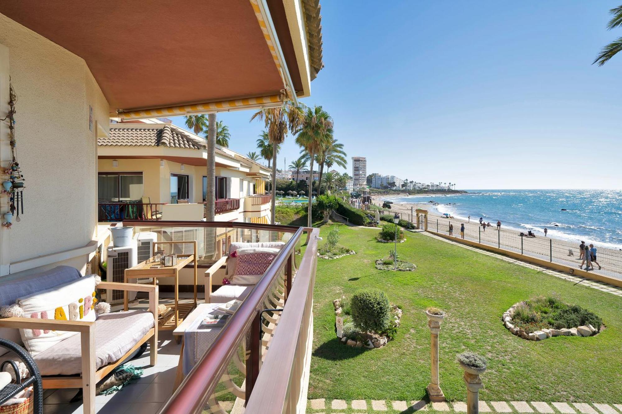 Casa Mar Apartamento Front Beach Con Wifi, Piscina, Padel Y Tenis - Lubina Del Sol Sitio de Calahonda 외부 사진