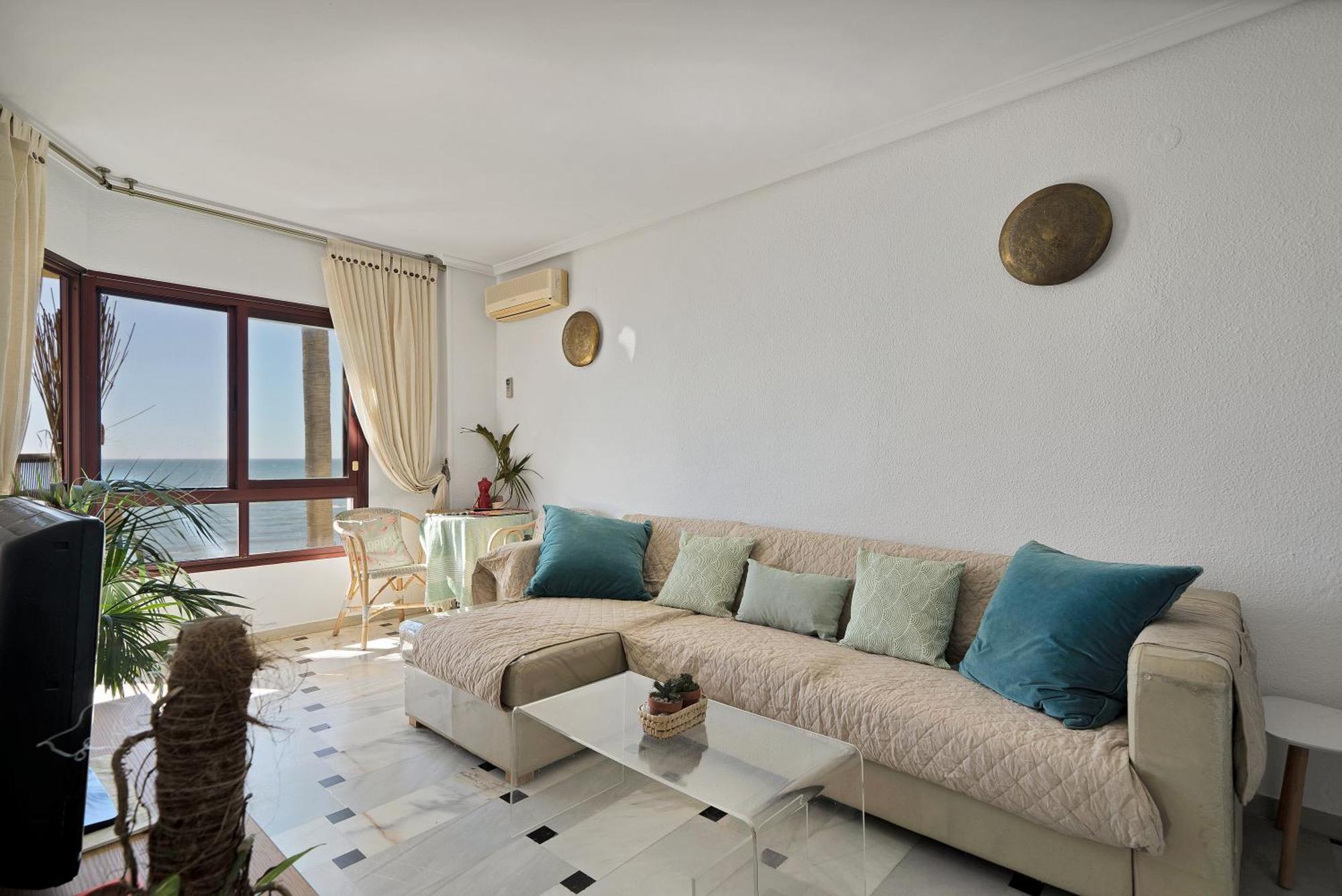 Casa Mar Apartamento Front Beach Con Wifi, Piscina, Padel Y Tenis - Lubina Del Sol Sitio de Calahonda 외부 사진