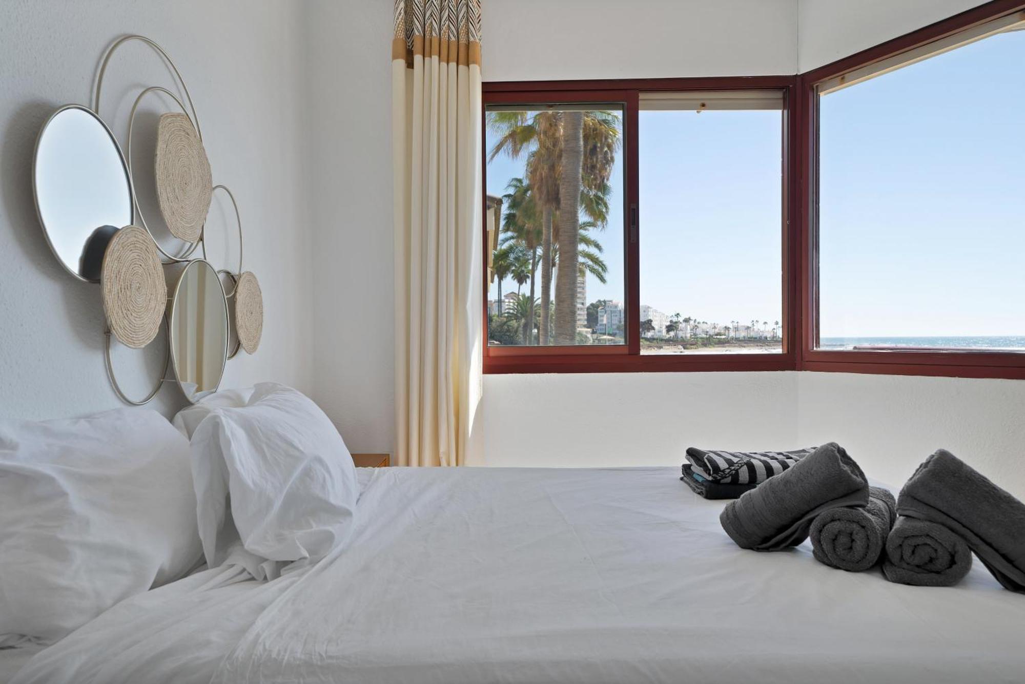 Casa Mar Apartamento Front Beach Con Wifi, Piscina, Padel Y Tenis - Lubina Del Sol Sitio de Calahonda 외부 사진