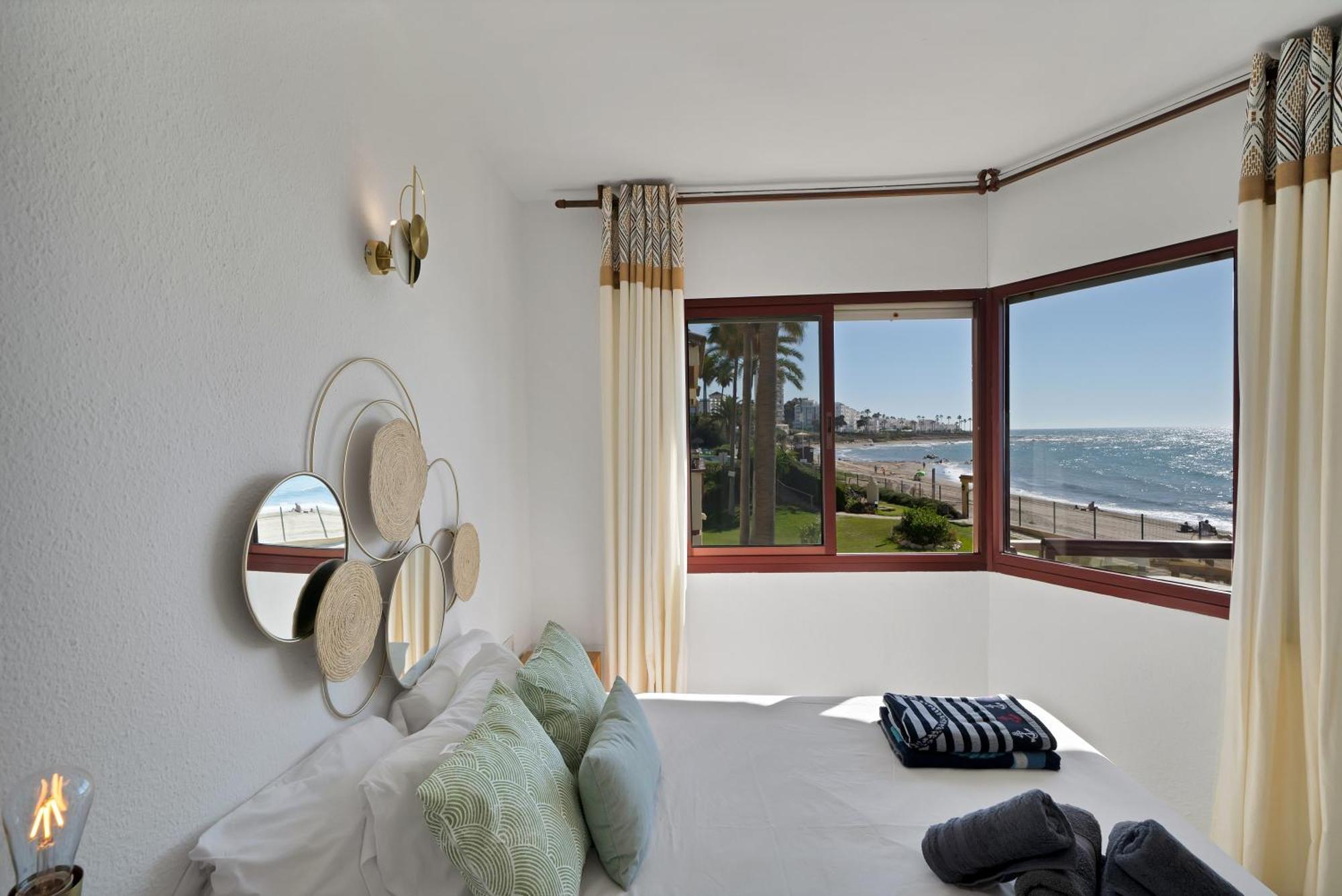 Casa Mar Apartamento Front Beach Con Wifi, Piscina, Padel Y Tenis - Lubina Del Sol Sitio de Calahonda 외부 사진