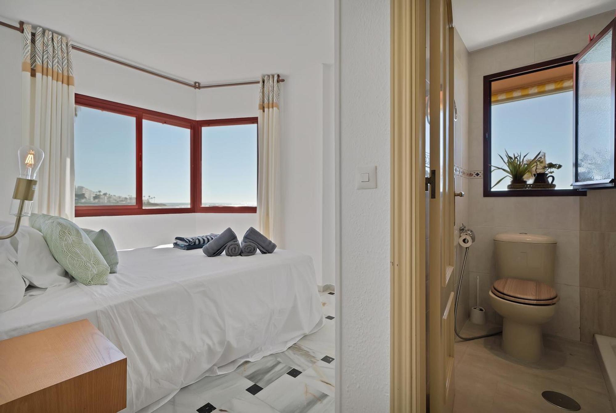 Casa Mar Apartamento Front Beach Con Wifi, Piscina, Padel Y Tenis - Lubina Del Sol Sitio de Calahonda 외부 사진